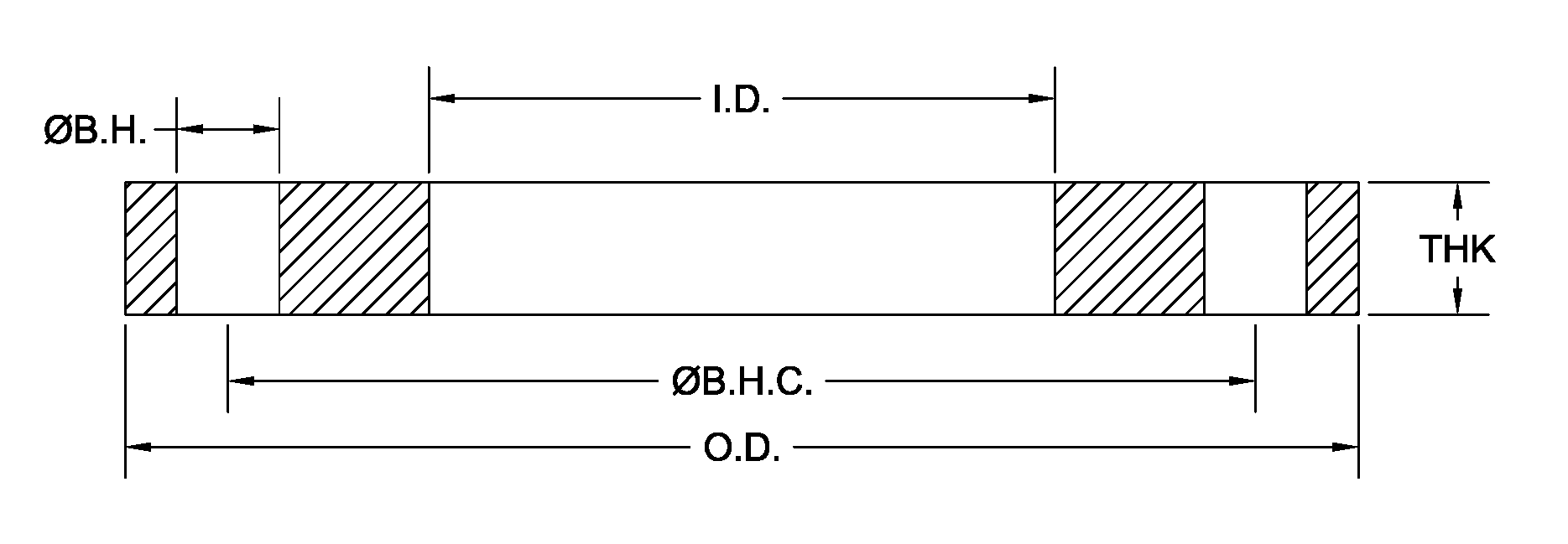 Plate Flanges, Steel Rings